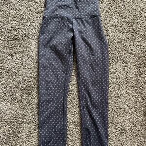 Lululemon Athletica Black Patterned Leggings